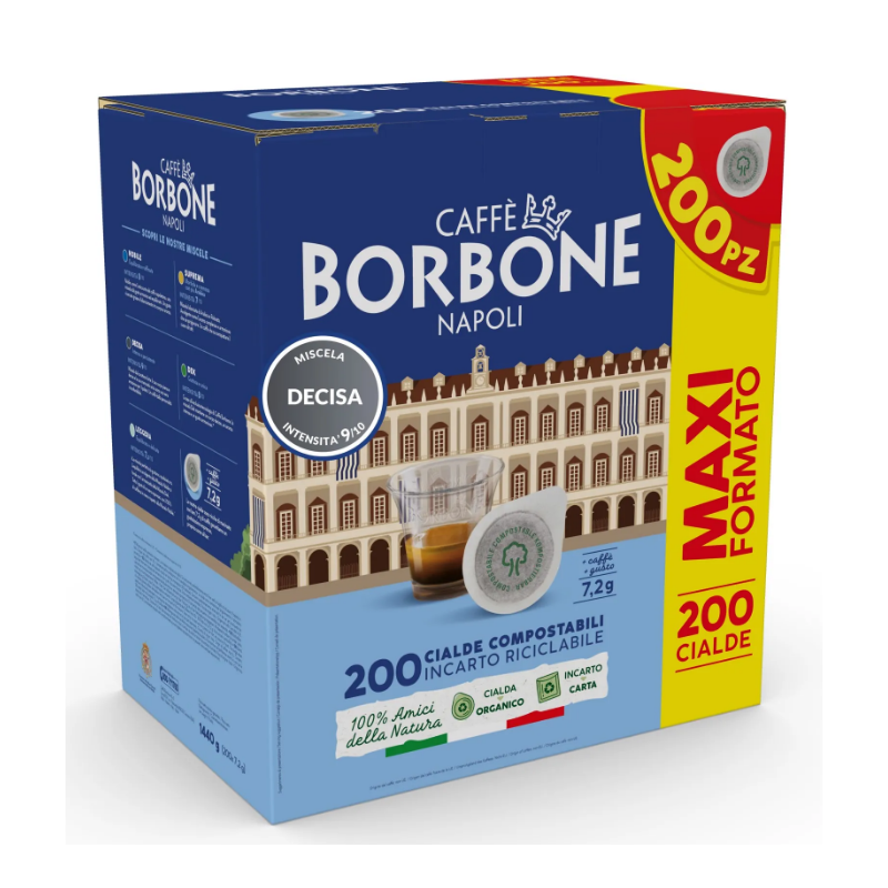 CAFFE' BORBONE 200 CIALDE ESE MISCELA DECISA 44MM - PROMO BLACK FRIDAY
