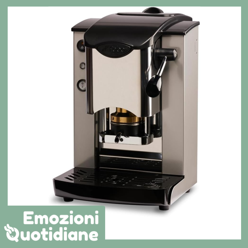 Faber Slot Inox | Macchina caffè a cialde Ese 44mm con pressacialda Ottone
