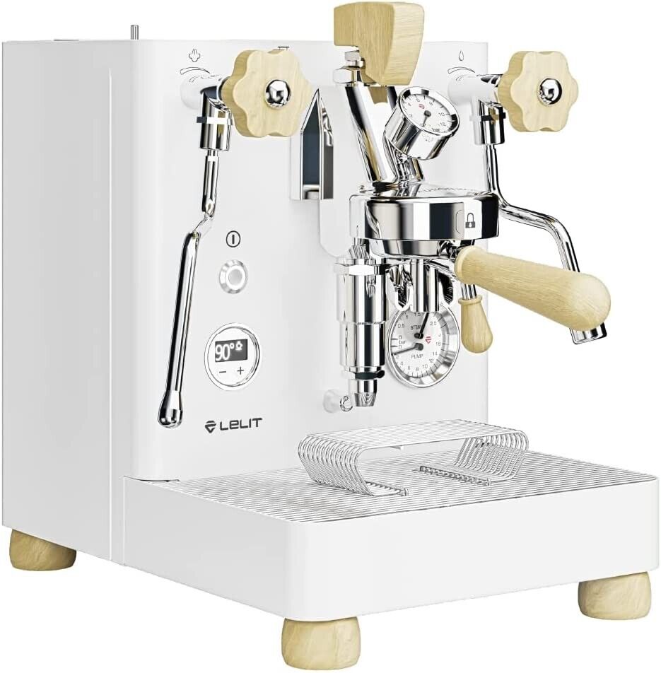 Macchina da Caffè Professionale Bar LELIT Bianca PL162T BIANCO Doppia Caldaia