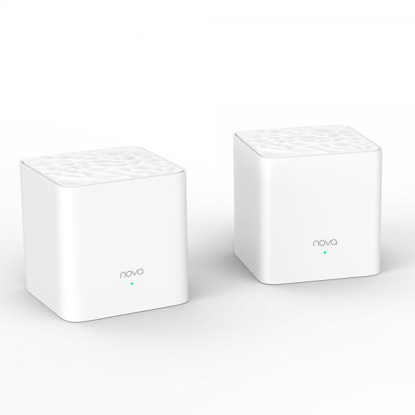 TENDA NOVA MW3 - MESH 2 NODI - DUAL BAND WI-FI AC1200 - MU-MIMO - COPERTURA 300