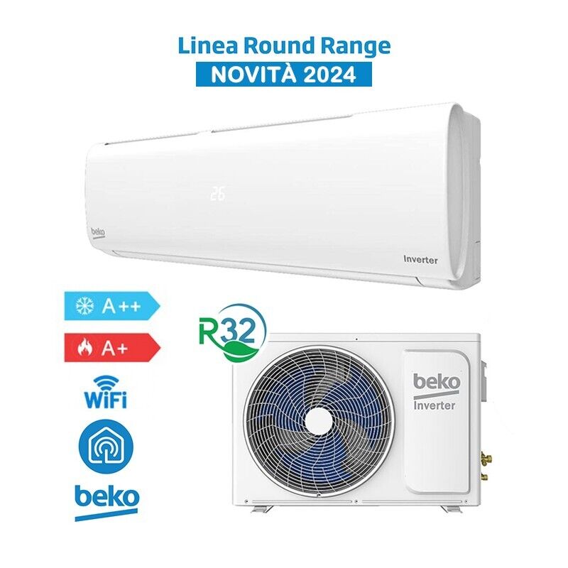 Beko BEHPC120 + BEHPC121 Condizionatore Climatizzatore 12000btu A++/A+ WiFi inv