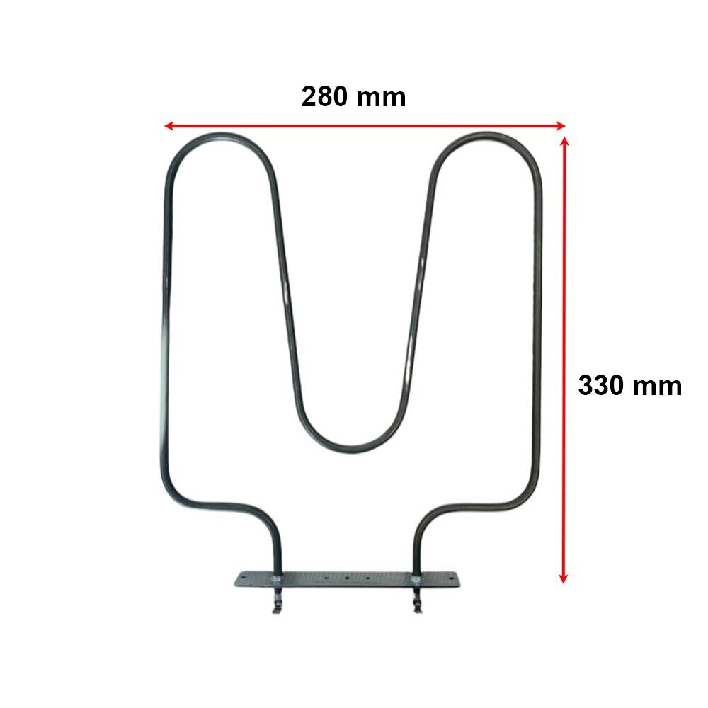Resistenza Base Inferiore 1400 Watt 330 x 280 mm per Forno Ilve