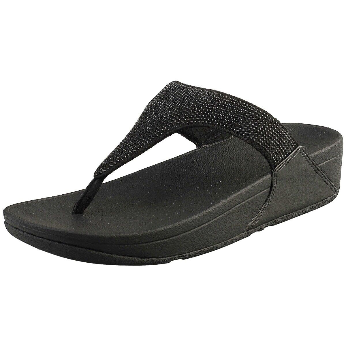 FitFlop Sandali con Cristalli Nero per Donna Lulu - 37 EU