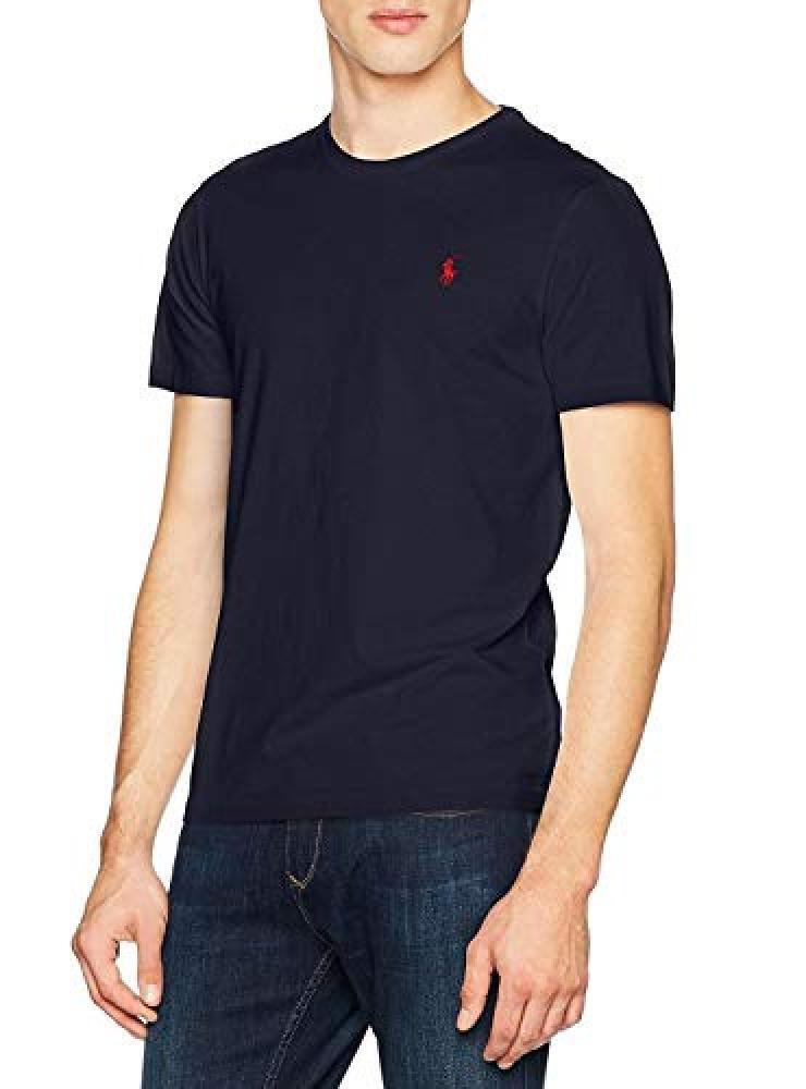 (TG. S) POLO RALPH LAUREN Tee-Shirts T-Shirt, Blu (Ink A4000), S Uomo - NUOVO
