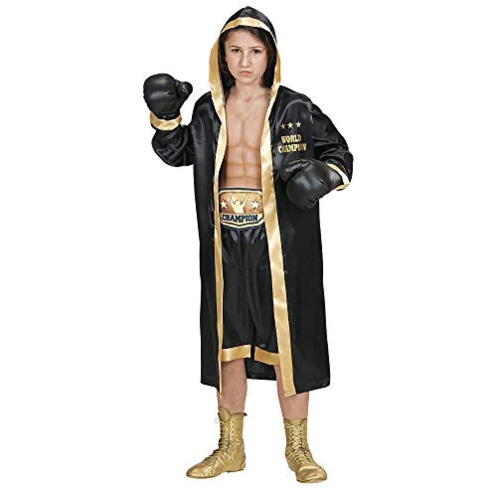 (TG. 164) "WORLD BOXING CHAMPION" (hooded robe, shorts, belt, boxing gloves) - (
