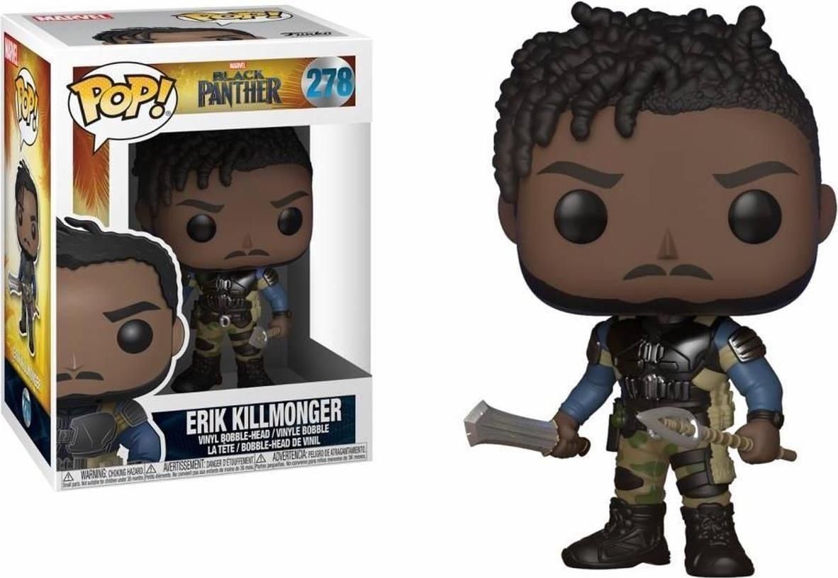 7829593 Merchandising Marvel: Funko Pop! Marvel - Black Panther - Erik Killmonge
