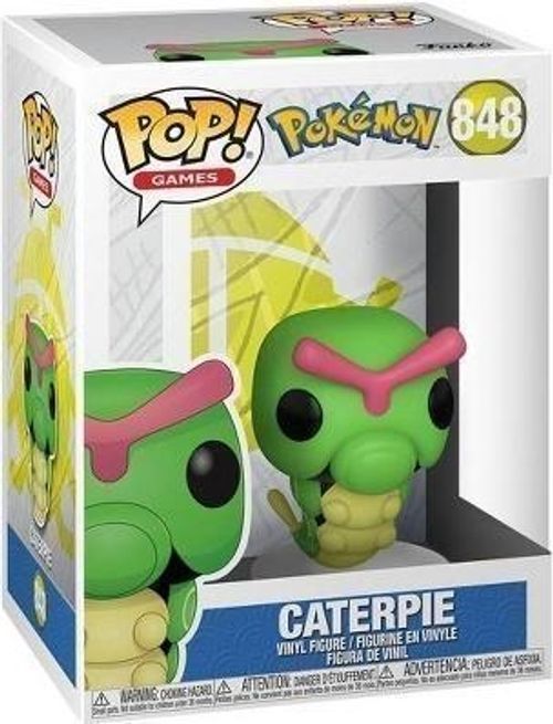 7829602 Merchandising Pokemon: Funko Pop! Games - Caterpie (Vinyl Figure 848)