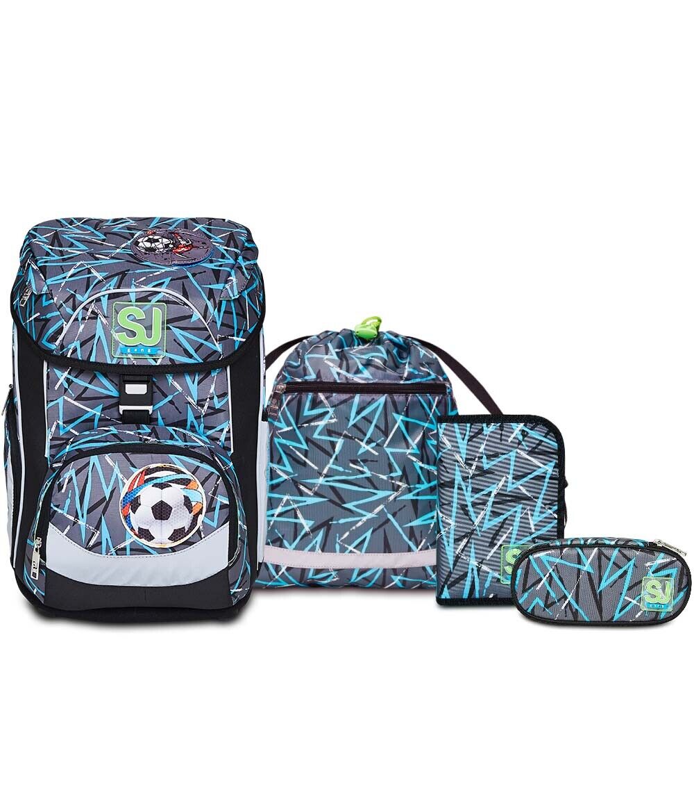 Set Scuola SJ GANG UPDOWN BOX - THUNDERCHECK - Zaino Scuola Multiscomparto