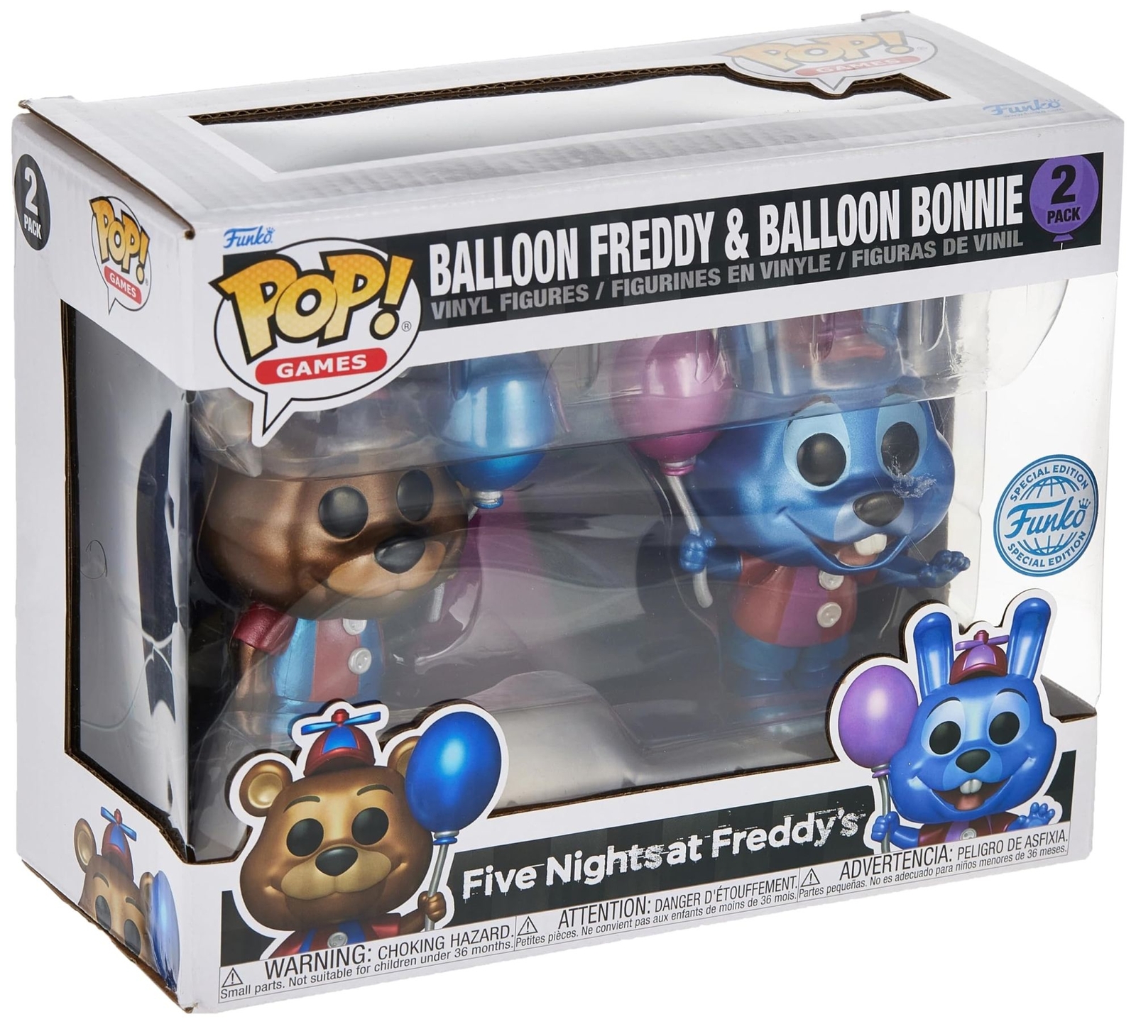 7829595 Merchandising Five Nights At Freddy'S: Funko Pop! Games - Bln Bonnie/Fre