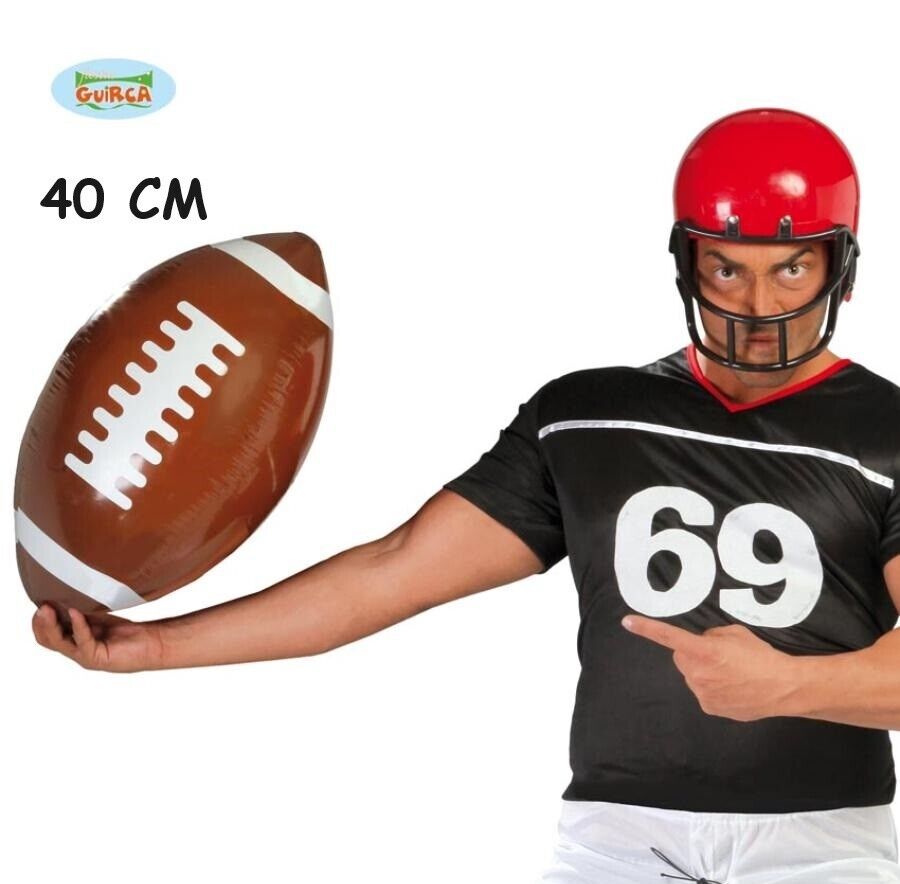 CARNEVALE HALLOWEEN PALLONE FOOTBALL AMERICANO GONFIABILE 40 CM 18421