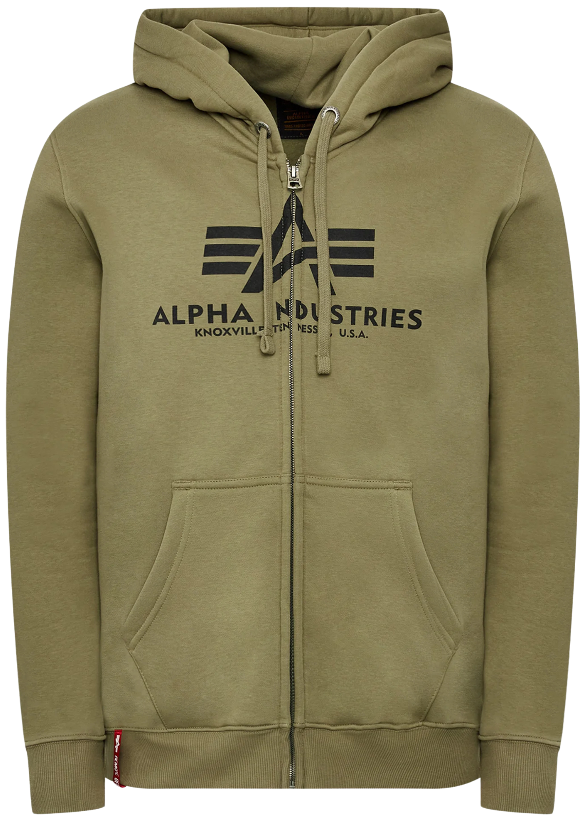 felpa uomo Alpha Industries Basic Zip Hoody Rainbow Reflective 178325RR tg. L