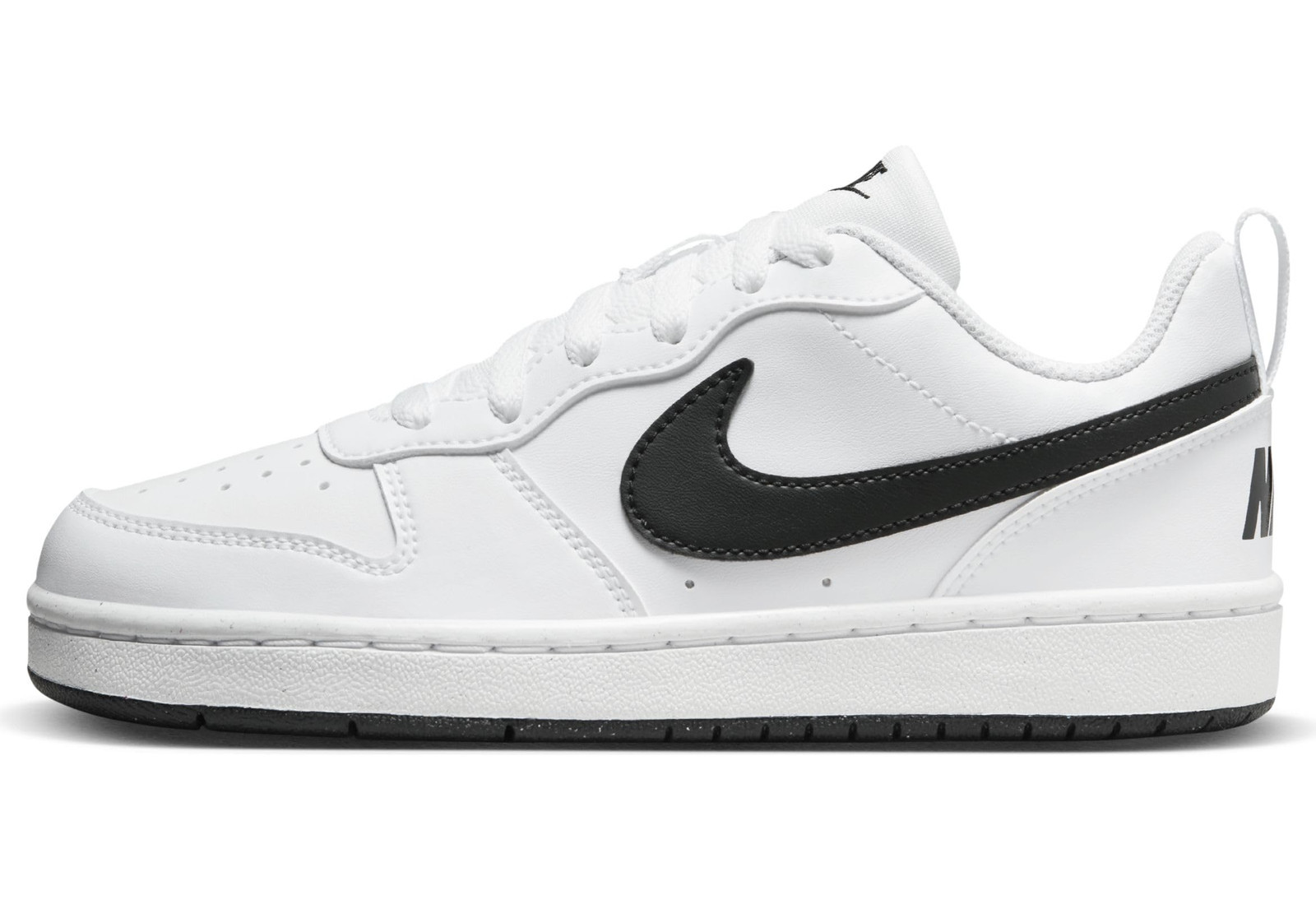 NIKE Boy's Court Borough Low Recraft Sneaker 5.5 UK White Black