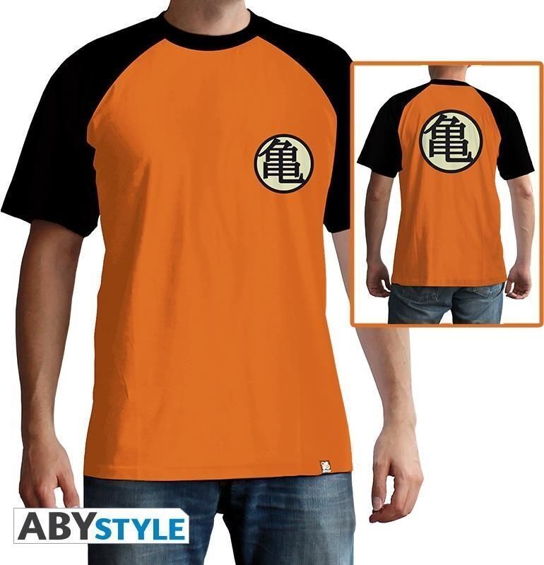 Abbigliamento Dragon Ball: Kame Symbol Orange Premium (T-Shirt Unisex Tg. M)