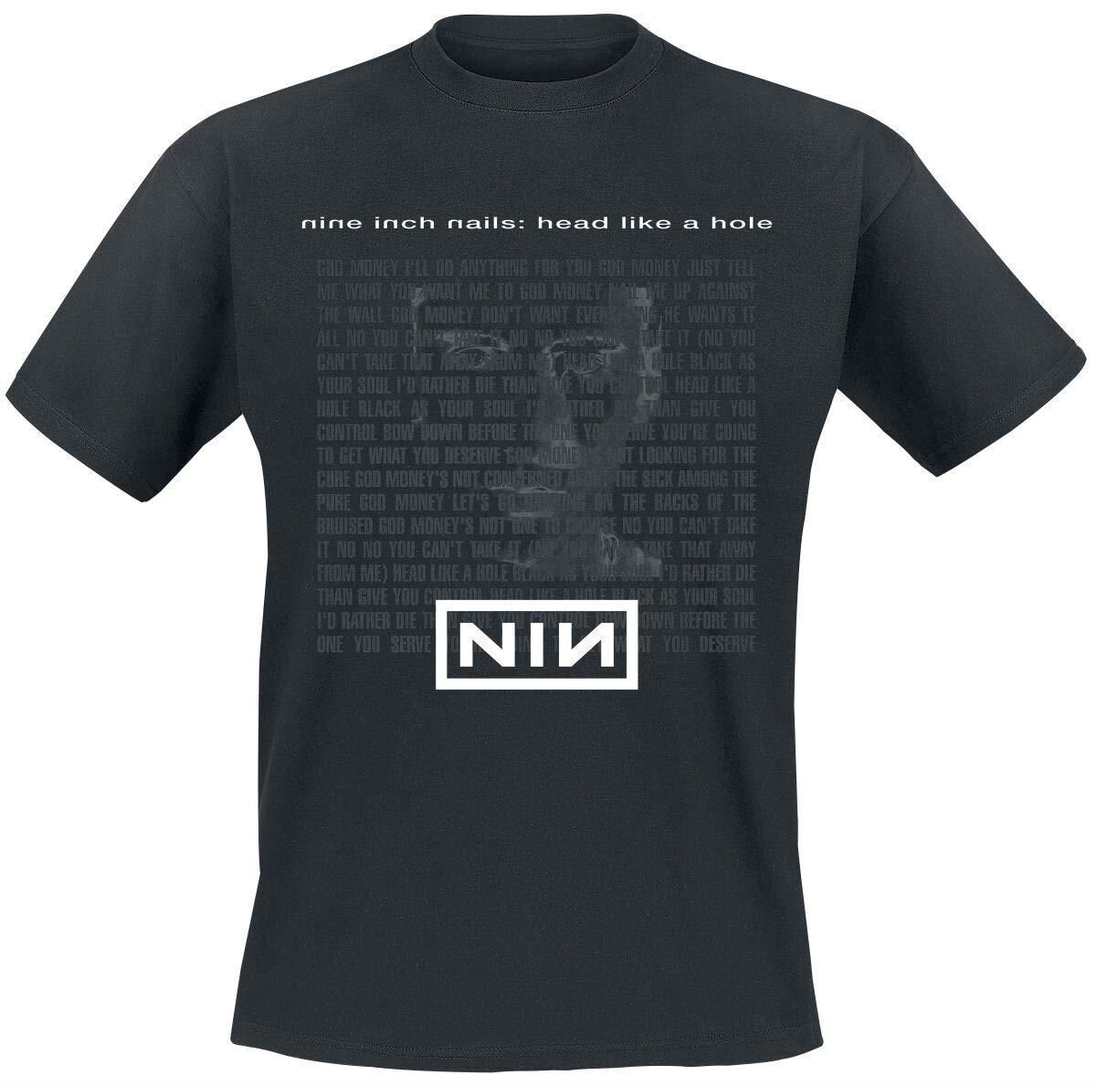 Abbigliamento Nine Inch Nails: Rock Off - Head Like A Hole (T-Shirt Unisex Tg. M