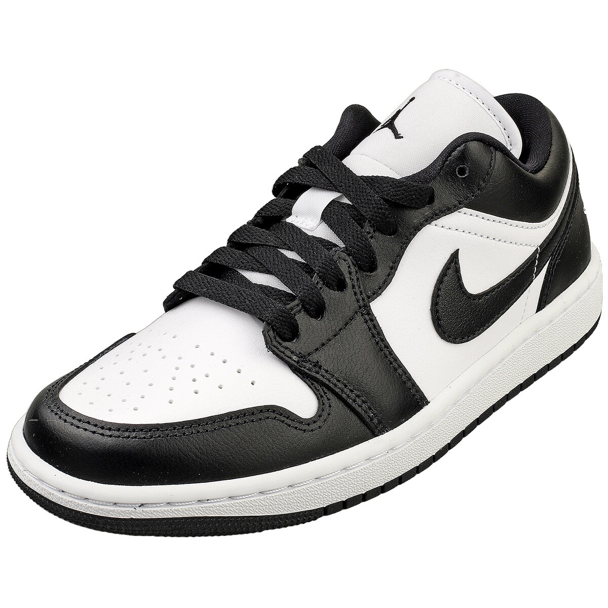 Nike Air Jordan 1 Low Donna - Scarpe da Moda in Pelle Bianco Nero - 42 EU