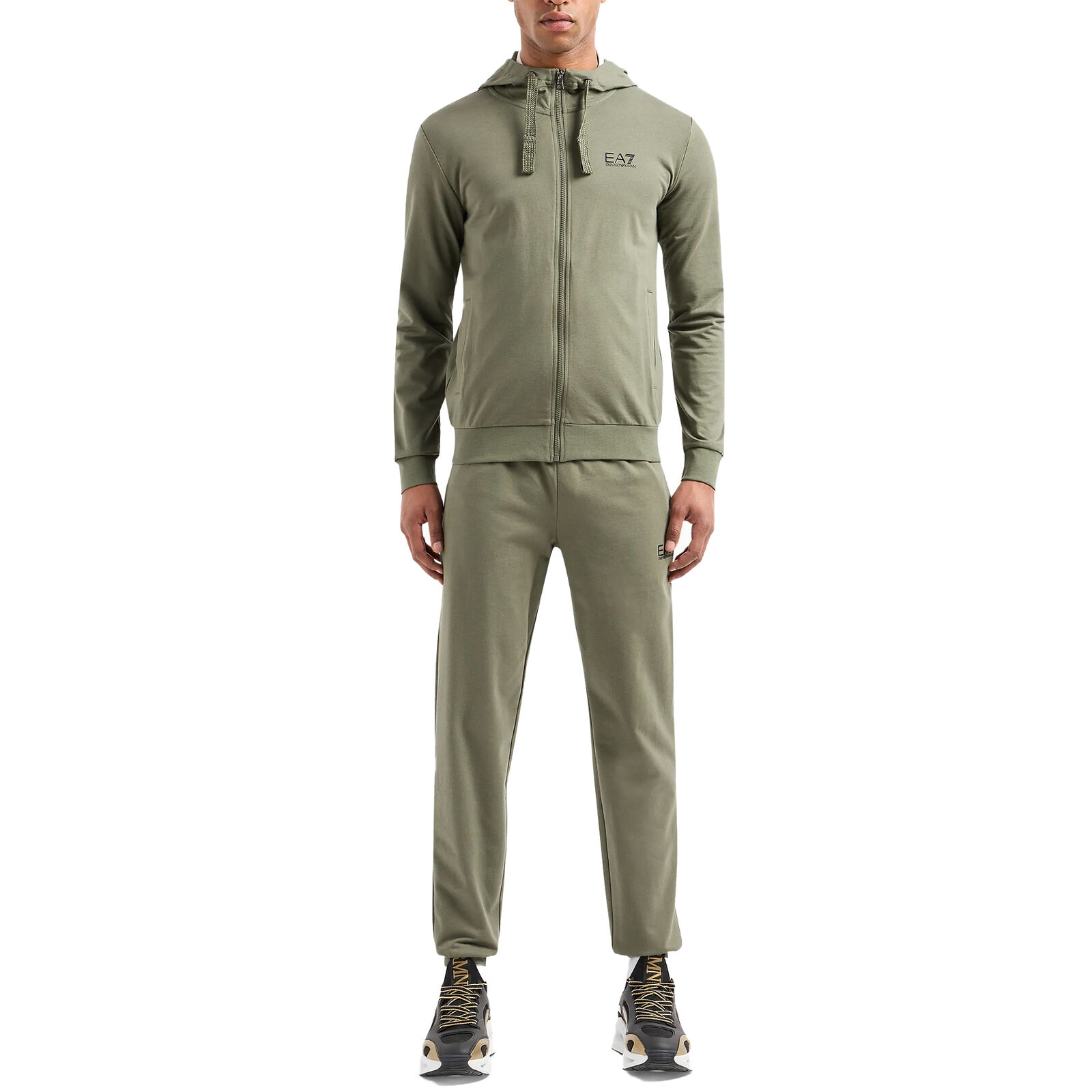 Ea7 Emporio Armani Tuta da Uomo Core Identity Verde Taglia XL Codice 8NPV80PJ...
