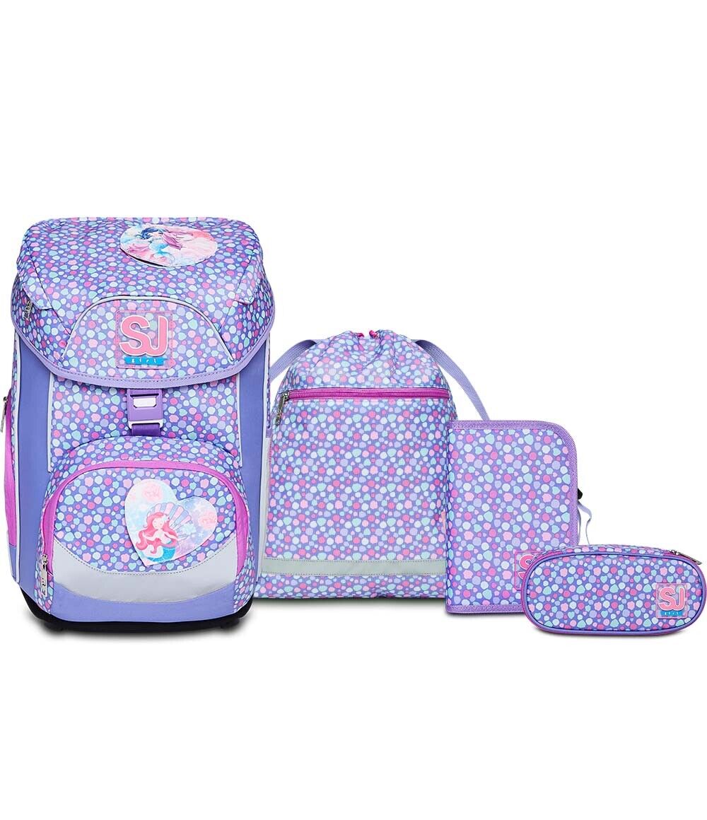 Set Scuola SJ GANG UPDOWN BOX - LOVELY DOTS - Zaino Scuola Multiscomparto