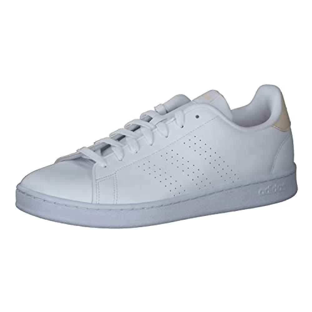(TG. 36 EU) adidas Advantage Sneaker, Uomo, Ftwr White Ftwr White Sand Strata, 3
