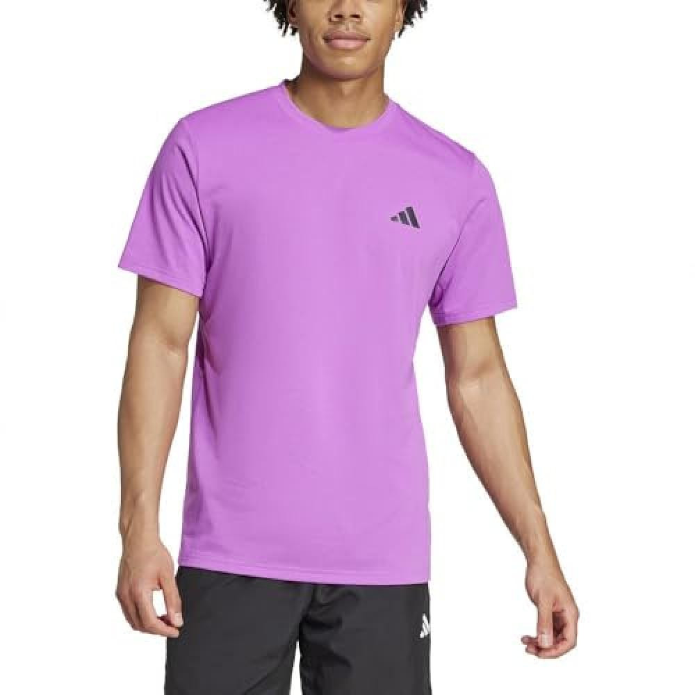 (TG. M) adidas Uomo Train Essentials Comfort Training Tee, Purple Burst/Black, M