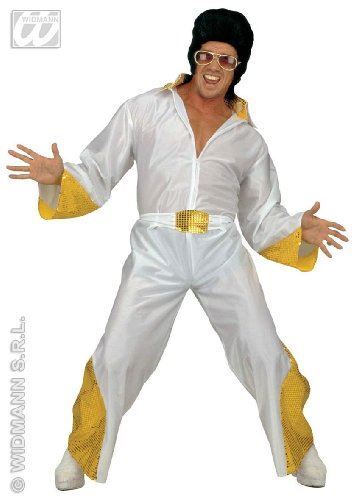 Costume Elvis The King Xl Con Ricami In Pailettes