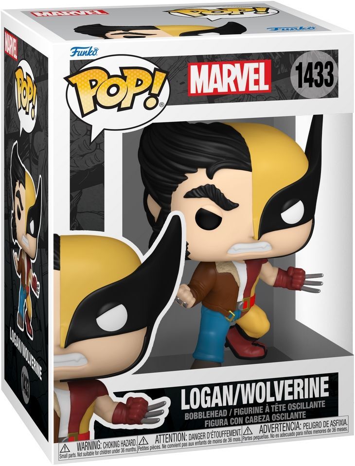 7829593 Merchandising Marvel: Funko Pop! Wolverine - Split Wolverine Logan​ (Vin
