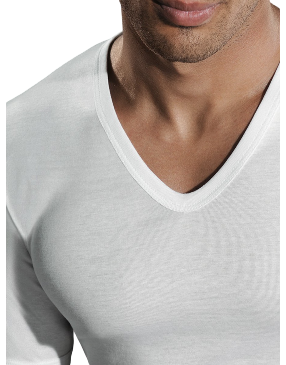 Maglia Uomo filo di scozia scollo v Perofil Art VPRT0008