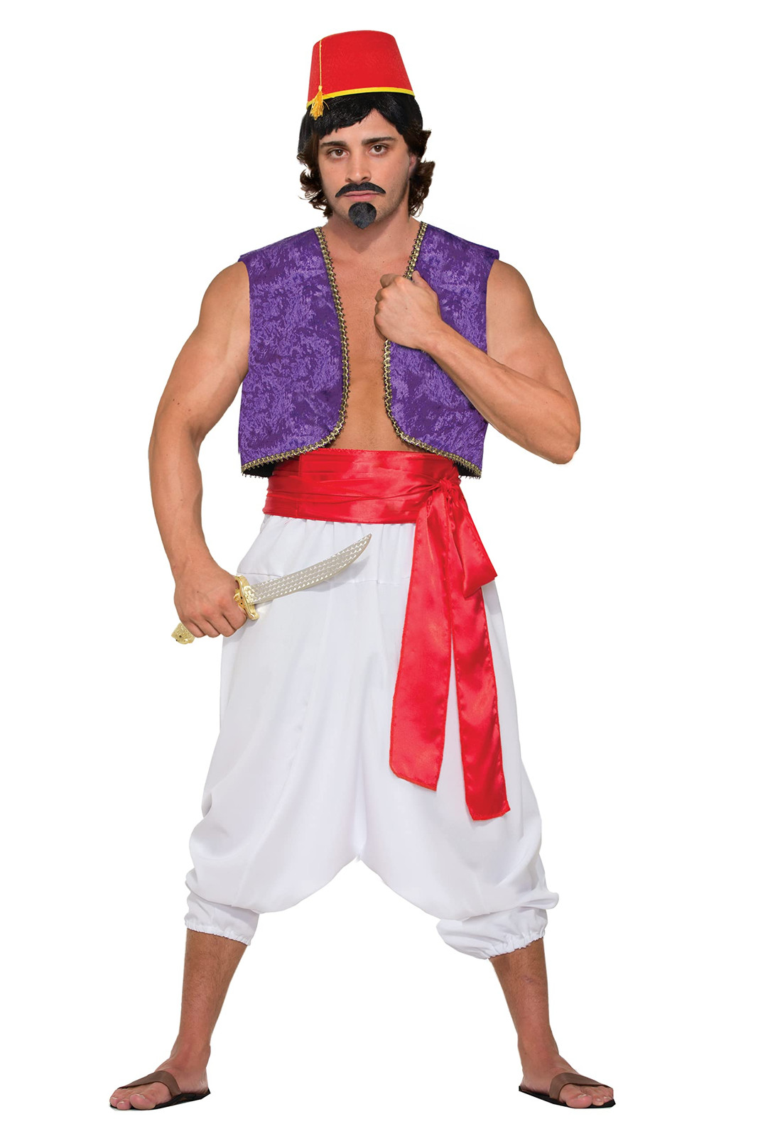 Forum Novelties - Fascia rossa deluxe Desert Prince Taglia unica