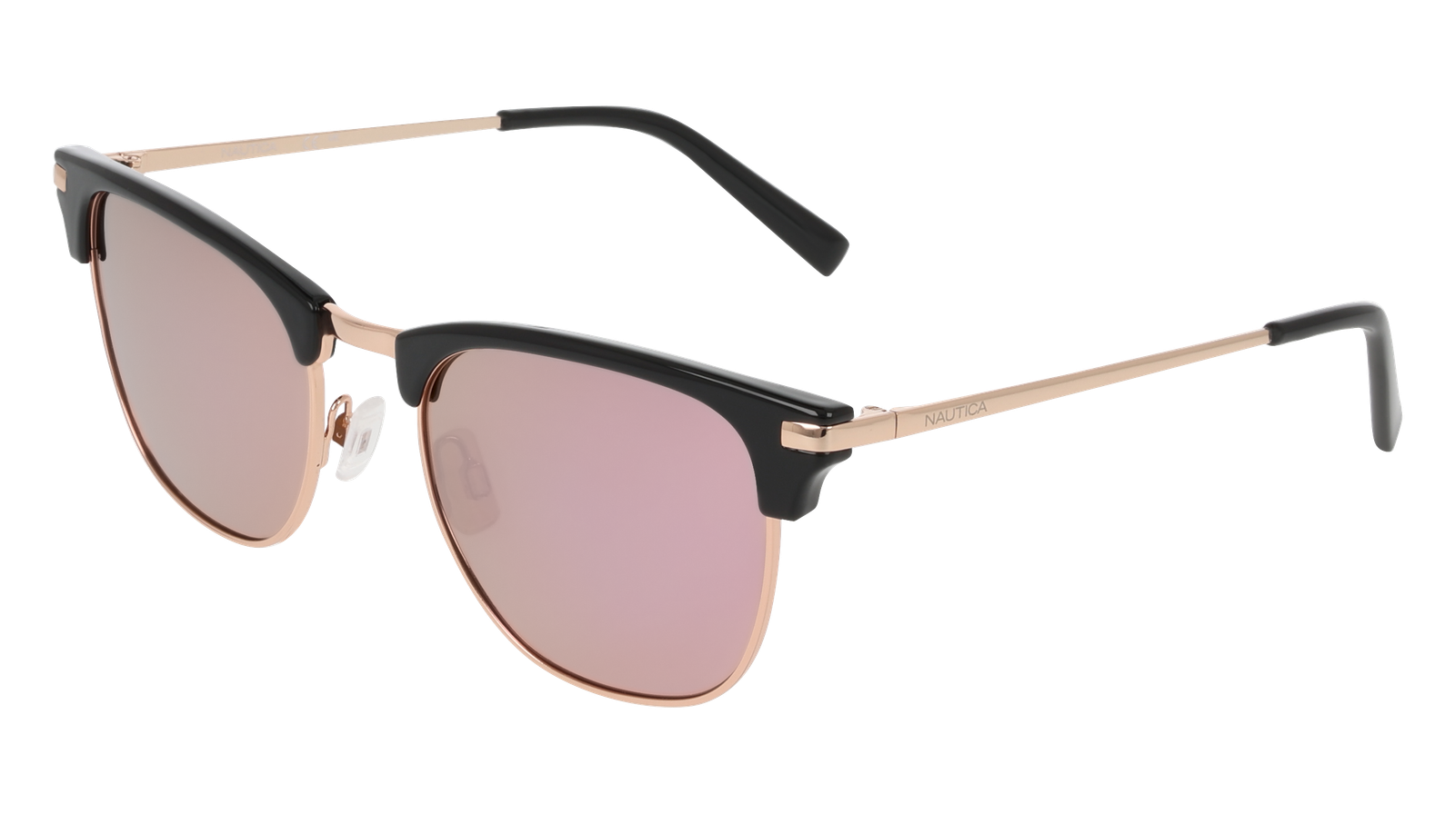 Occhiali da Sole NAUTICA N105SP 003 BLACK/ROSE GOLD MIRROR 54/21/140 Unisex