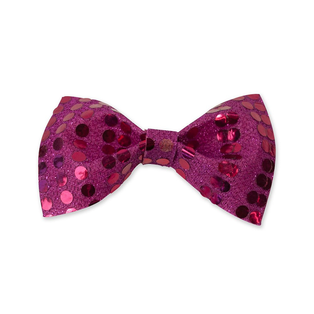 Bristol Novelty - Cravattino luccicante Taglia unica Rosa