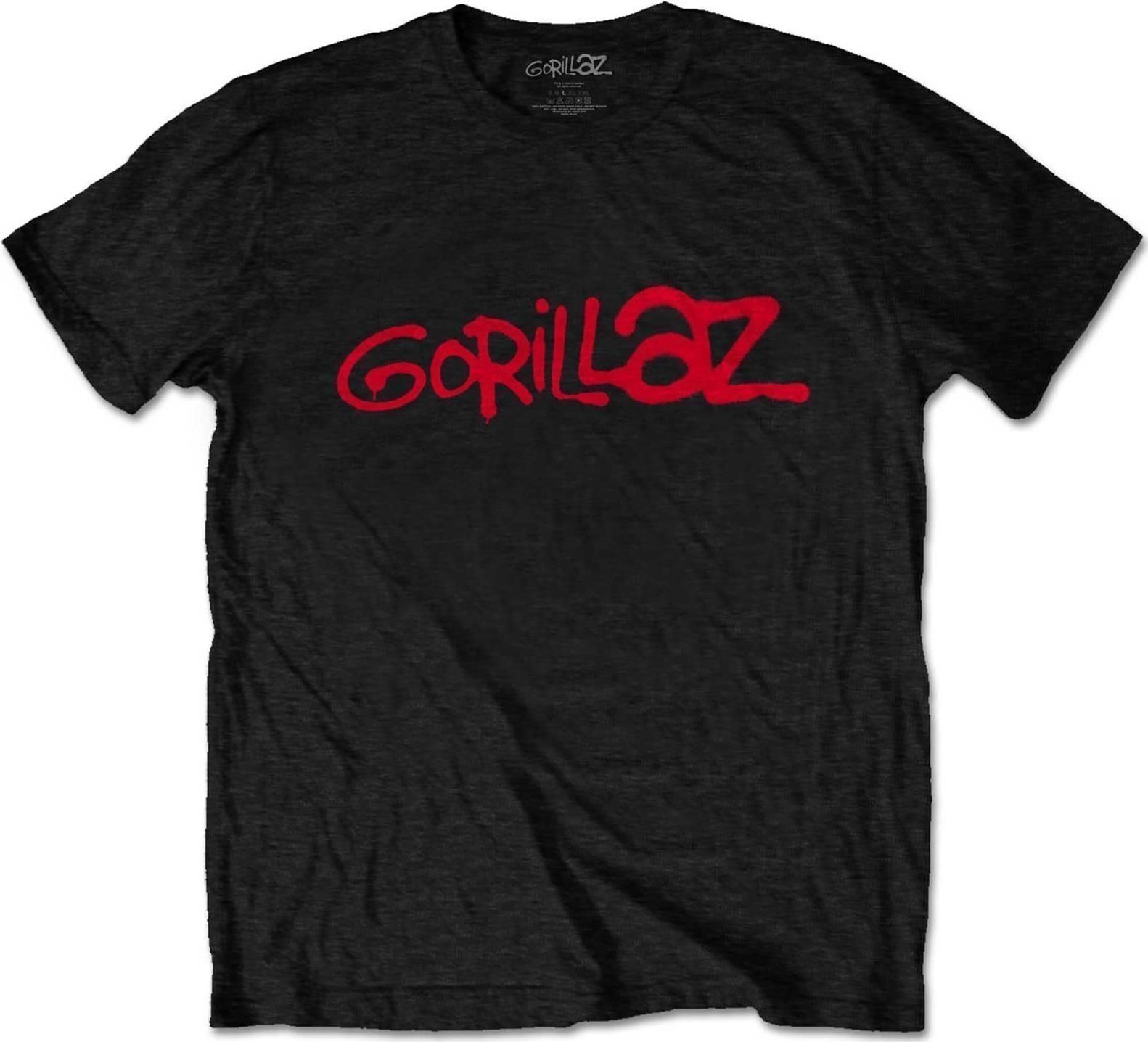 Abbigliamento Gorillaz: Rock Off - Logo (T-Shirt Unisex Tg. S)