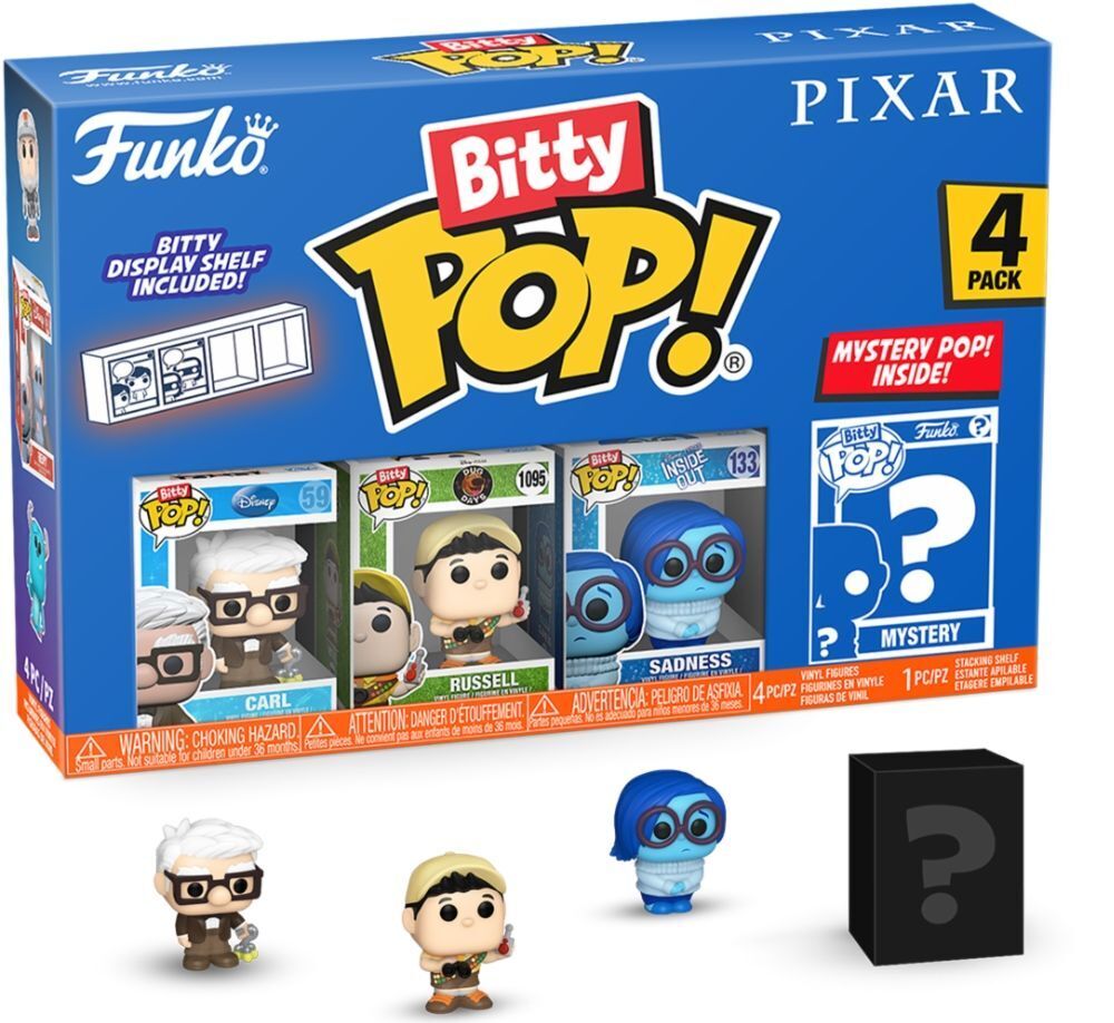 7829593 Merchandising Disney: Funko Bitty Pop - Pixar- Up 4PK