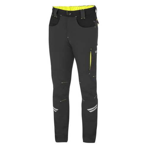 Sparco Kansas Tech Light Trousers pantaloni da lavoro tg XXL grigio scuro/giallo