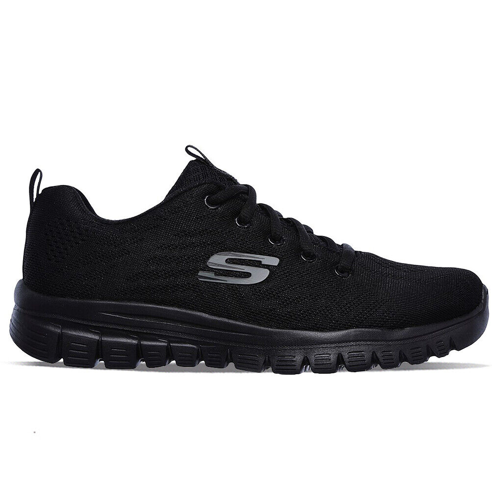 SCARPE SKECHERS GRACEFUL GET CONNECTED TG 36 COD 12615-BBK - 9W [US 6 UK 3 CM...