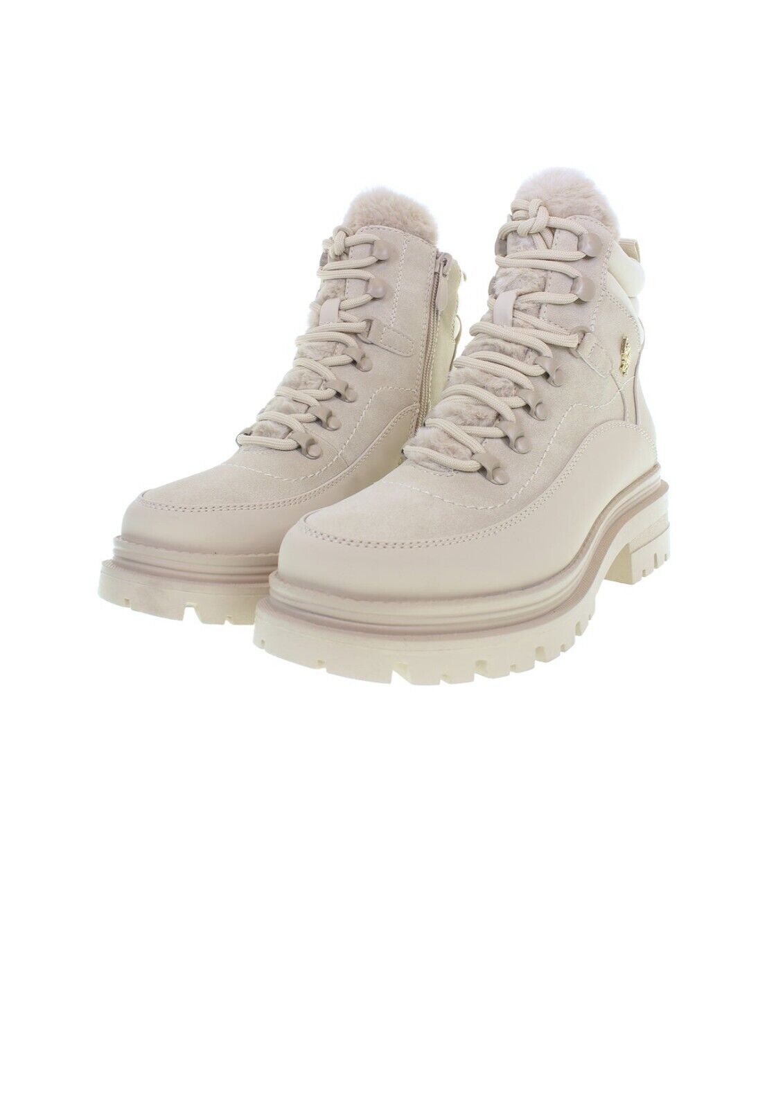 US POLO ASSN. Scarponcini donna fodera pelo con zip laterale. Numero 40.
