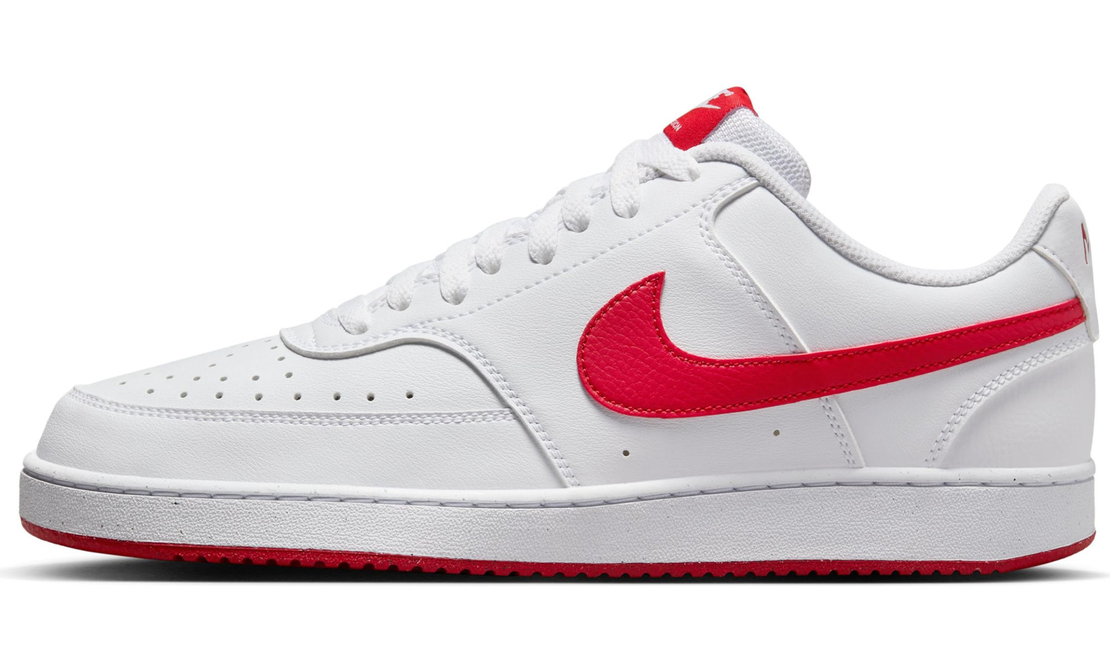 NIKE Men's Court Vision Low Next NAT Sneaker 6 UK White University Red