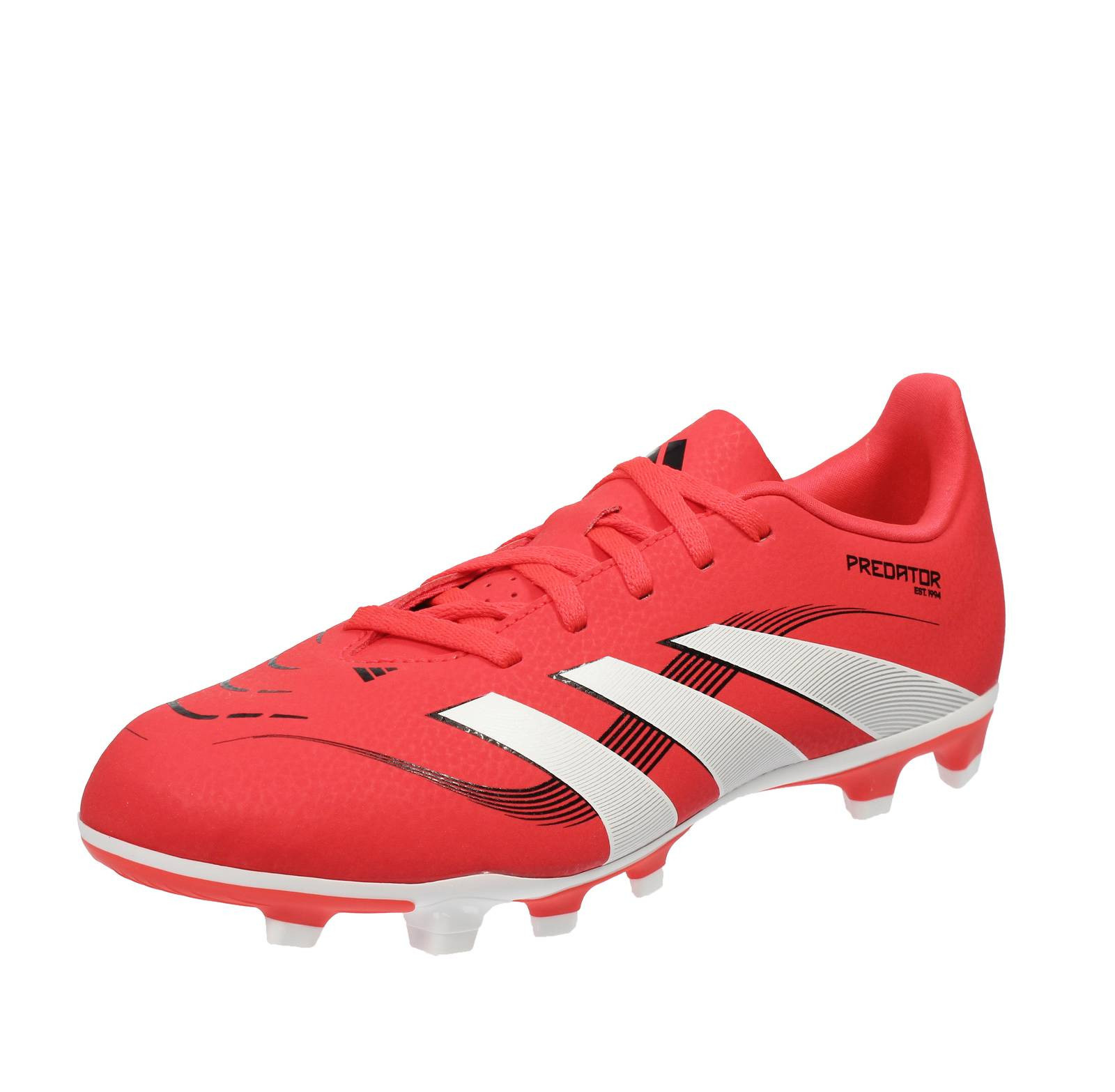 Adidas Predator Fg/mg J Rosso - Taglia 38 2/3 [5.5 US 23.8cm] Scarpe Ragazzo