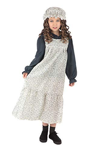 Bristol Novelty CF235S - Costume classico vittoriano da ragazza, multicolore 3-4