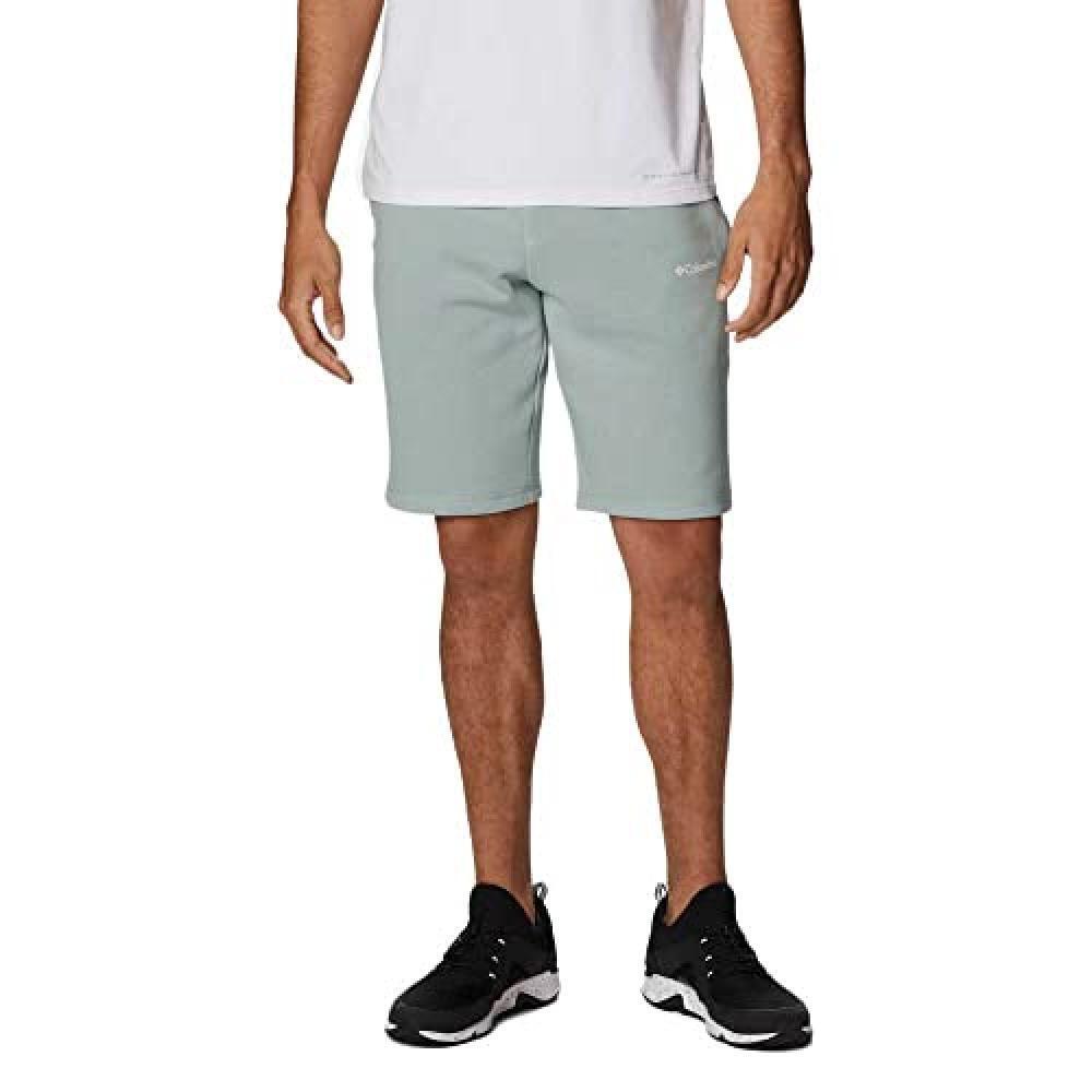 (TG. S) Columbia Logo Fleece Shorts S - NUOVO