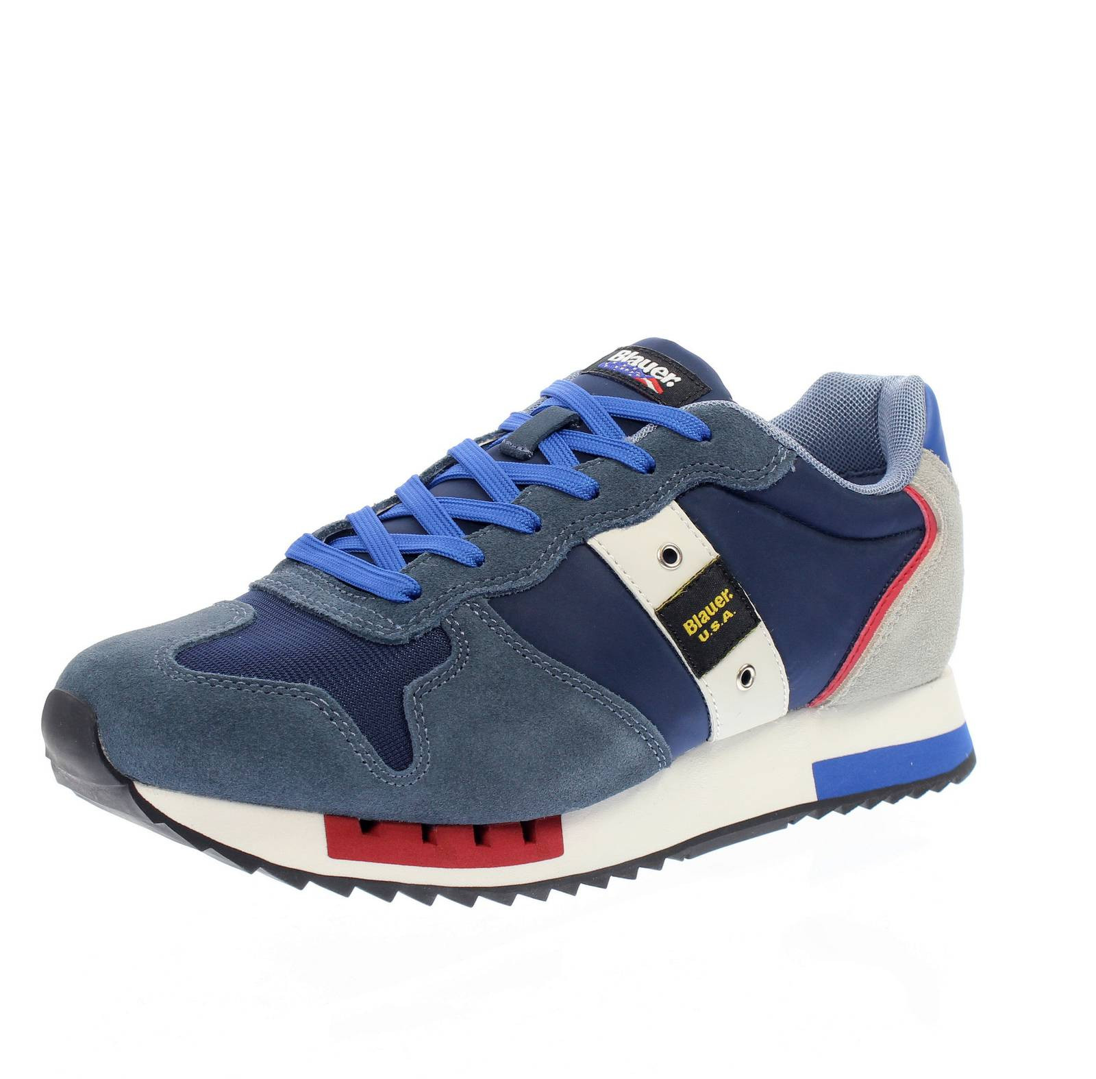 Blauer Queens - Sneakers Basse In Suede E Nylon Blu - Taglia 42 [27cm] Scarpe