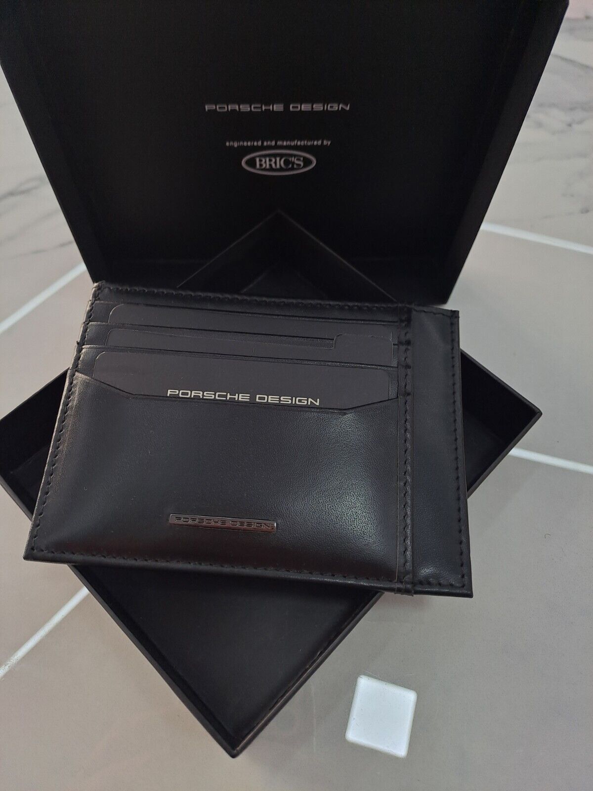 Portacarte uomo Porsche Design Classic pelle Mod Obe09919.001