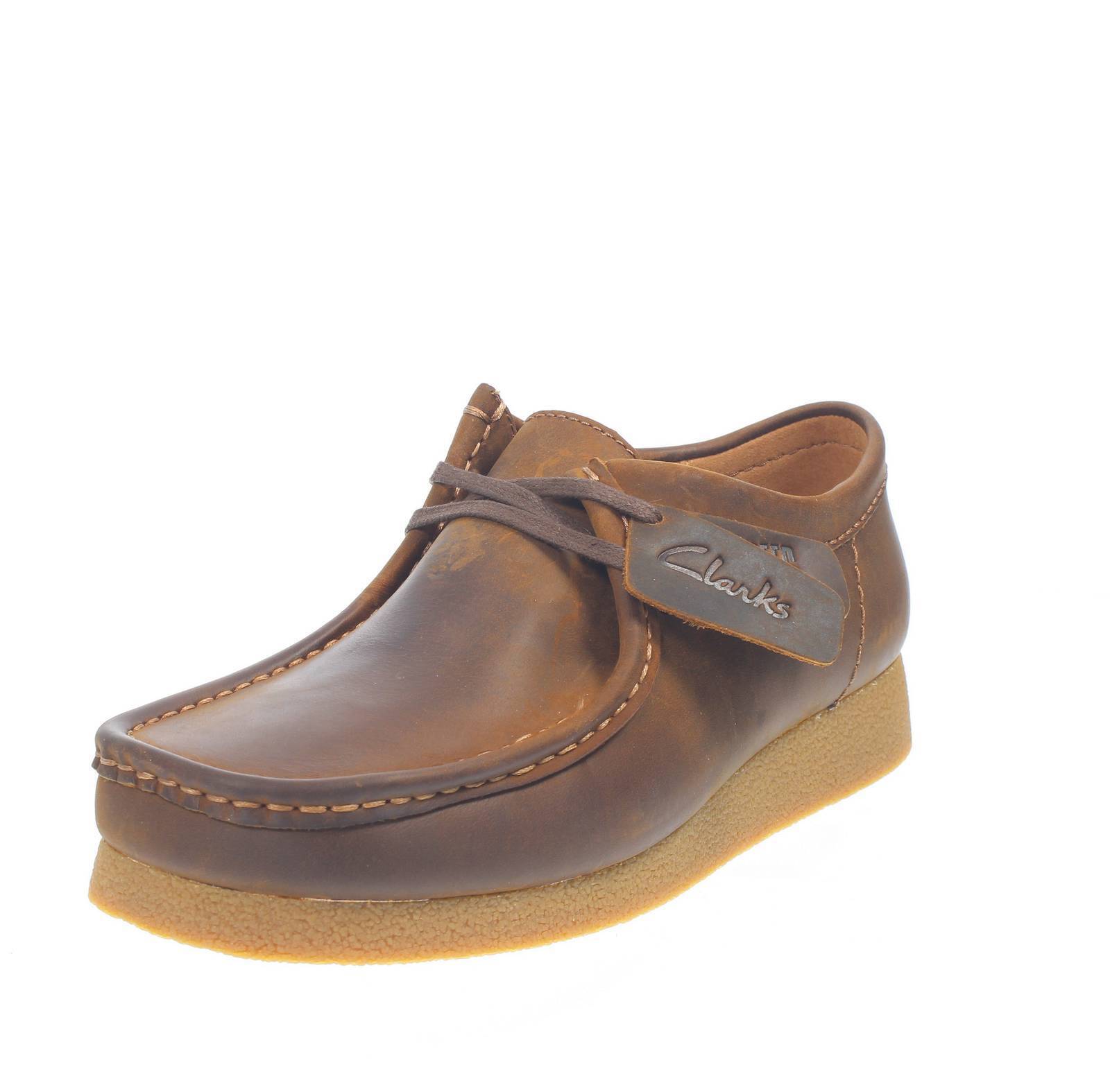 Clarks Wallabee Evo - Mocassini Stringati In Pelle Marrone - Taglia 42.5 [8.5 Us