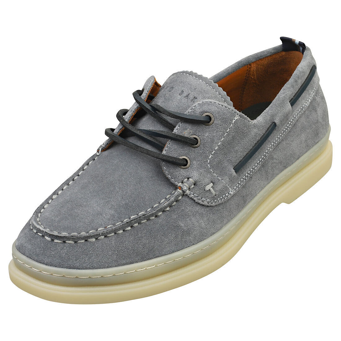 Ted Baker Cromerr Uomo Grey Scarpe da barca - 43 EU