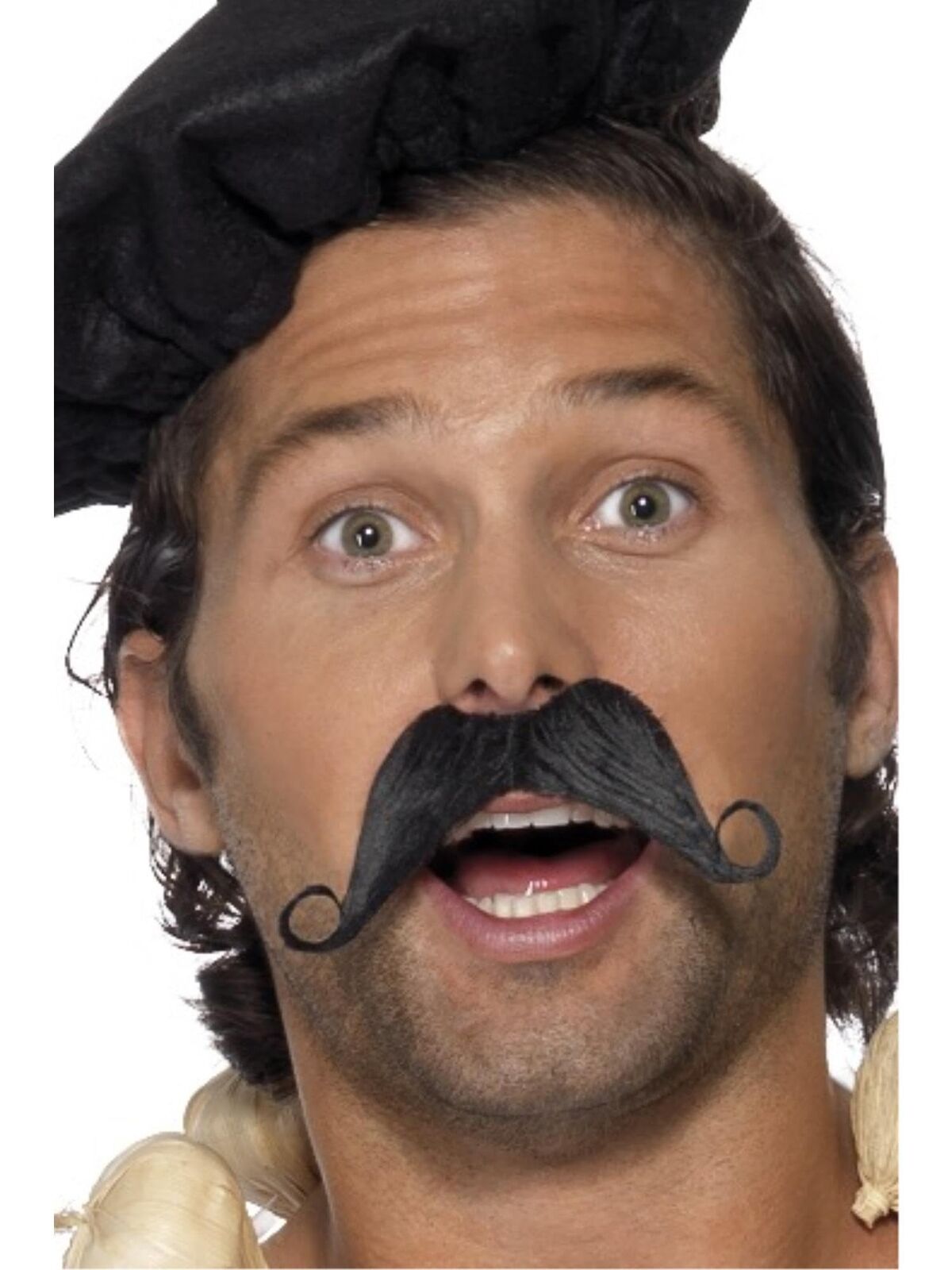 Smiffys Frenchman Moustache, Black