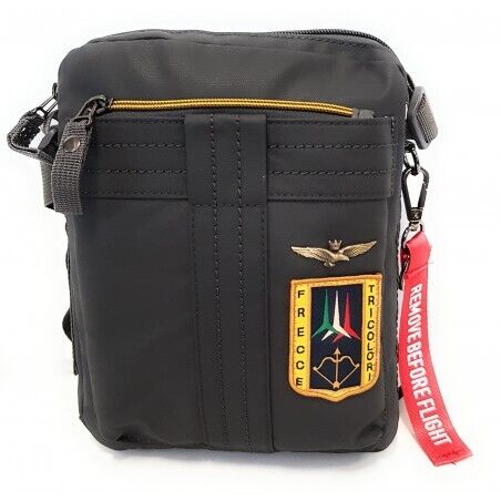 Borsello a tracolla Aeronautica Militare Linea " Frecce " Uomo Antracite AM 341