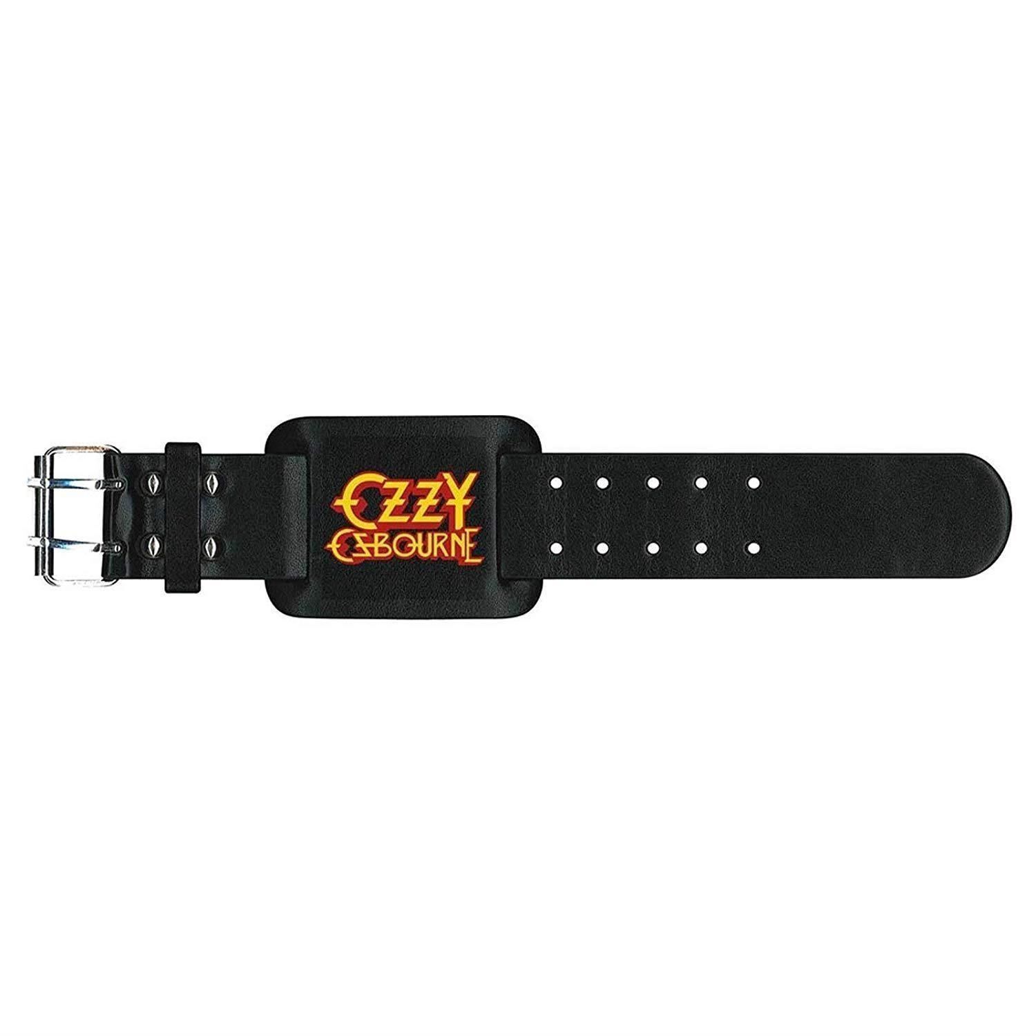 Abbigliamento Ozzy Osbourne: Logo Leather Wrist Strap