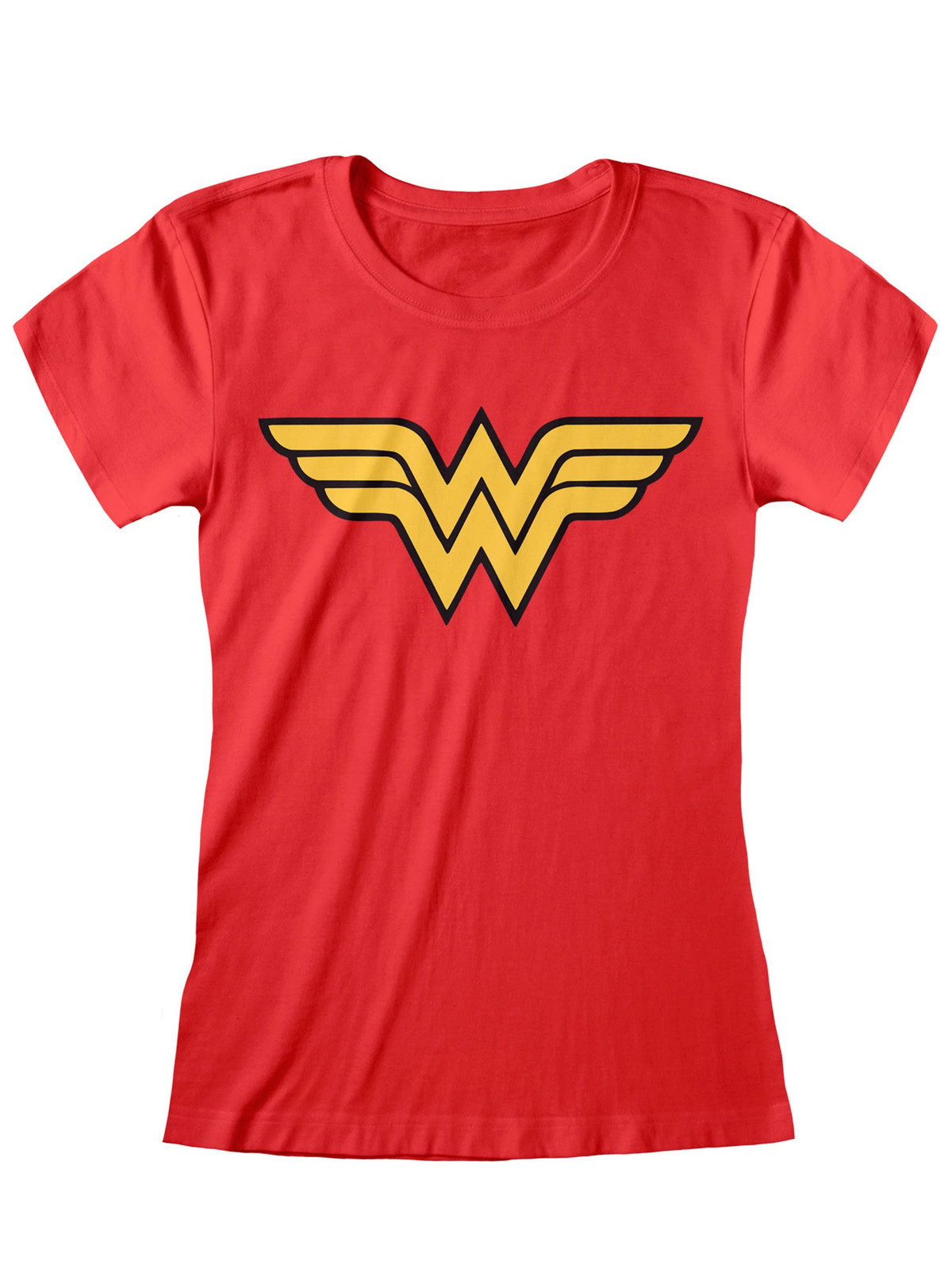Wonder Woman - DC Comics Ufficiale - Maglietta a Maniche Corte - Donna XL Rosso