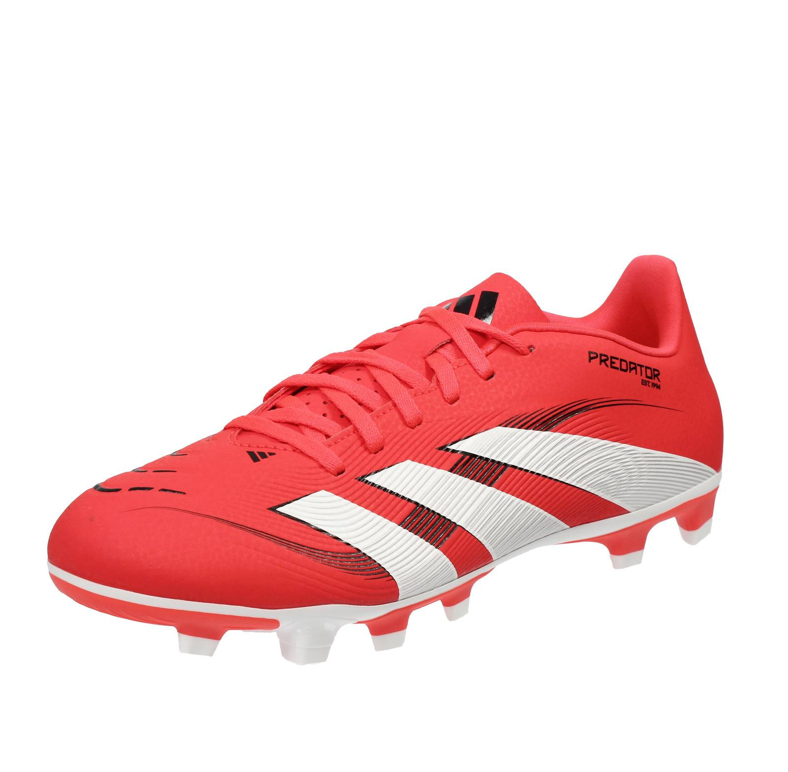 Adidas Predator Fg/mg Rosso - Taglia 43 1/3 [9 US 26.7cm] Scarpe Uomo Sport