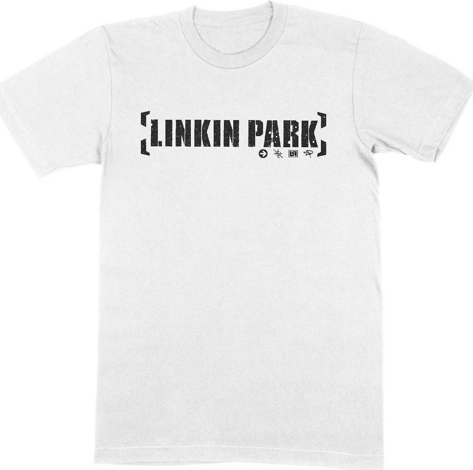 Abbigliamento Linkin Park: Rock Off - Bracket Logo (T-Shirt Unisex Tg. M)