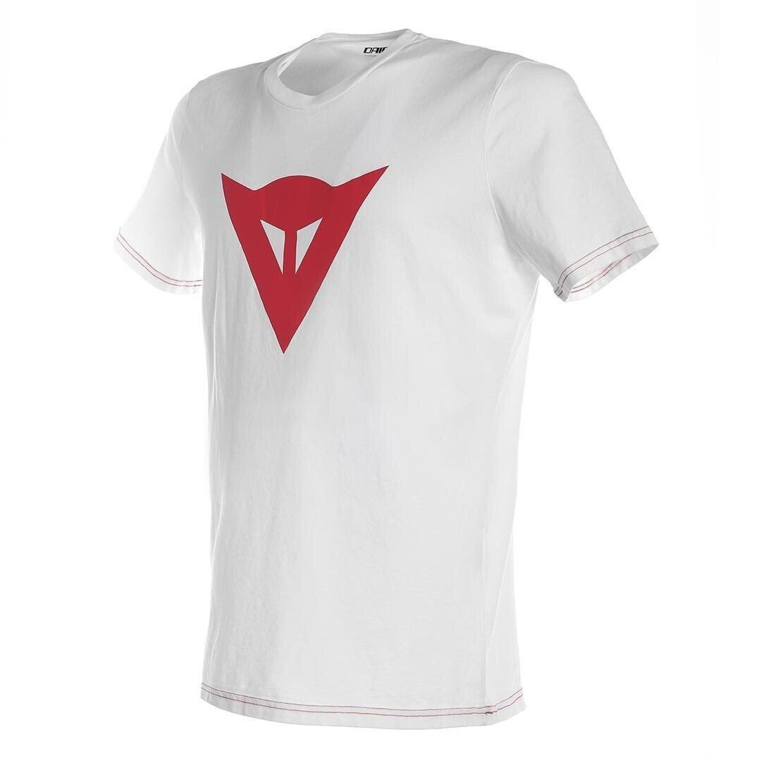 MAGLIA MANICHE CORTE DAINESE SPEED DEMON T-SHIRT MAN JET BIANCO ROSSO TG XL