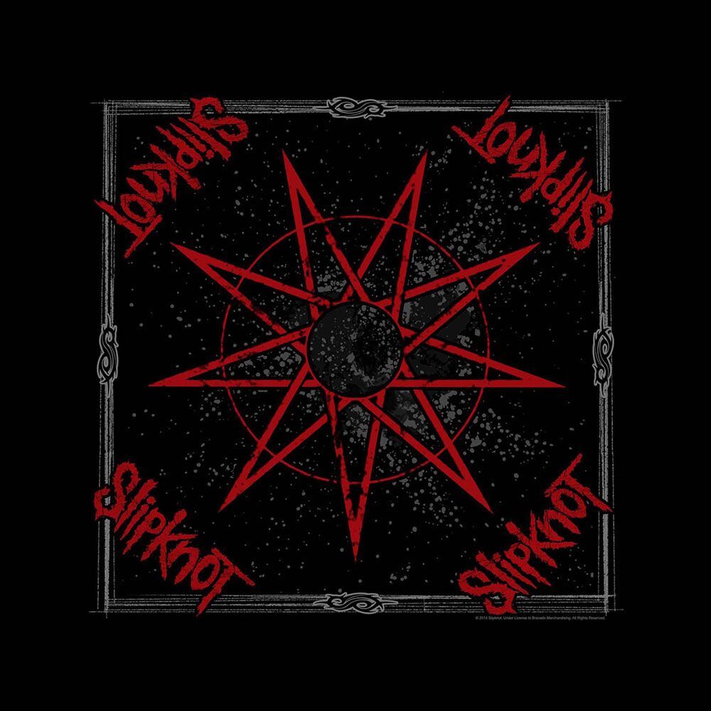 Abbigliamento Slipknot Bandanna: Nine Pointed Star